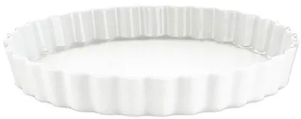 Pillivuyt Tærteform nr. 8 Dia 25 x 3.7 cm Hvid